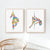 Set of 2 pole dance art yoga print watercolor painting