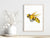 Watercolor Honey Bee