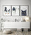 Set of 3 black cat toilet watercolor painting print