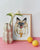 Ice cream cone cat painting kitchen wall poster watercolor