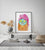 SPA cat tabby painting wall poster watercolor