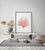 Coral watercolor painting print art