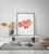 Coral watercolor painting print art