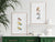 Set of 2 fly fishing lure watercolor painting print