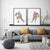 Set of 2 hockey players art watercolor painting print