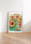 Sunflower field flower painting yellow