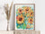 Sunflower field flower painting yellow