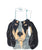 Set of 3 Bluetick Coonhound dog toilet painting