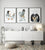 Set of 3 Bluetick Coonhound dog toilet painting