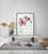 Orchid flower pink tropical plant painting