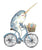 Narwhal riding on the bicycle painting