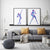 Set of 2 jazz dance art print watercolor painting