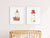 Set of 2 lighthouse watercolor painting