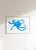 Octopus watercolor painting print