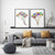 Set of 2 paragliding art watercolor painting print