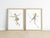 Set of 2 walking on rope slacklining watercolor painting print