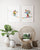 Set of 2 ski watercolor painting print