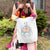 Octopus reading tote bag