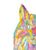Set of 2 rainbow cat peeking watercolor painting print