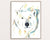 Polar bear watercolor painting print