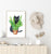 Snake plant flower pot black cat peeking painting watercolor