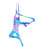 Set of 2 trapeze art silks yoga print watercolor painting