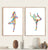 Set of 2 yoga art watercolor painting print
