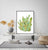 Cactus painting abstract watercolor