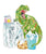 T-rex laundry dinosaur painting watercolour