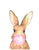 Bunny bubblegum funny watercolor painting print