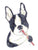 Boston terrier brushing teeth bath watercolor painting print