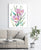 Crocus flower painting abstract watercolor