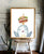 Burger narwhal painting watercolor