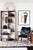 Hugging cats wall poster watercolor