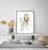 Lion toilet painting wall poster watercolor print