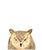 Set of 2 owl peeking watercolor painting print