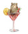 Bear cocktail cosmopolitan drinking painting