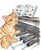 Cat piano watercolor painting print art