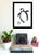 Penguin soccer player painting watercolour